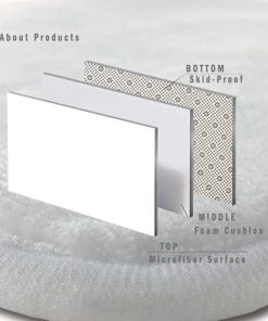 WW All Area Rugs And Runners 3D Cobblestone Printed Area Rug Runner Non-Skid