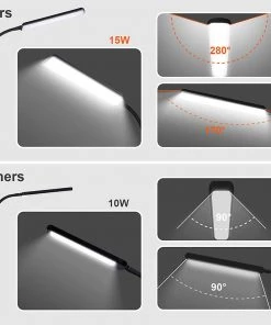Dimunt Store Adjustable 3000K-6000K Colors & Brightness Standing Lamp With Remote & Touch Control