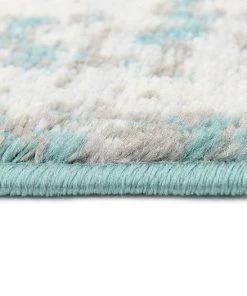 UL Vintage Distressed Turquoise Blue Area Rugs All Area Rugs And Runners