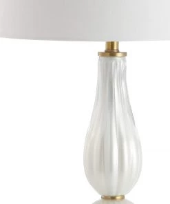 JONATHAN Maddie Glass/Metal LED Lamp Lamps