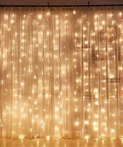 Twinkle Star 300 LED Window Curtain Lights, Christmas Rainbow RGB Color Changing 64 Functional Backdrop Light With Remote, Colorful Icicle 15 Twinkle Star 300 LED Window Curtain Lights, Christmas Rainbow RGB Color Changing 64 Functional Backdrop Light With Remote, Colorful Icicle