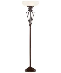 Lamp Plus Volero Oil-Rubbed Bronze Light Blaster Torchiere Floor Lamp Lamps