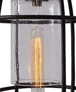 Uttermost Newton Black Metal Uplight Buffet Table Lamp