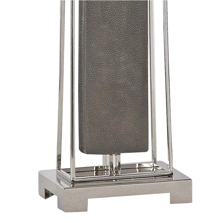 Uttermost Lamps Sakana Rubbed Gray Faux Shagreen Buffet Table Lamp 3 Uttermost Lamps Sakana Rubbed Gray Faux Shagreen Buffet Table Lamp
