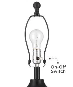 Kaly Hammered Oiled Bronze Table USB Lamps Set Of 2