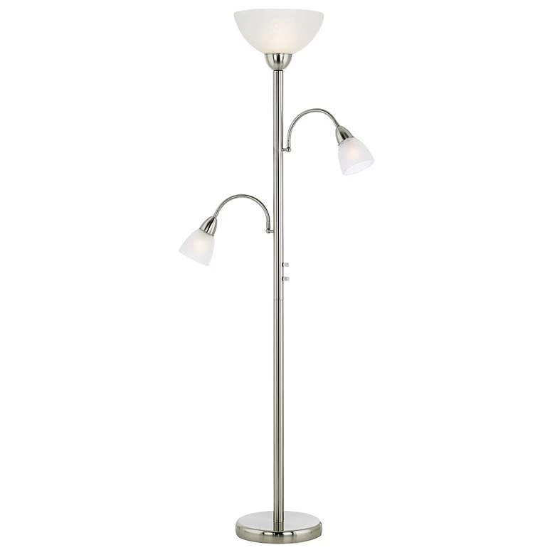 Lamp Plus Alexei Brushed Nickel Gooseneck Torchiere Floor Lamp Lamps 2 Lamp Plus Alexei Brushed Nickel Gooseneck Torchiere Floor Lamp Lamps