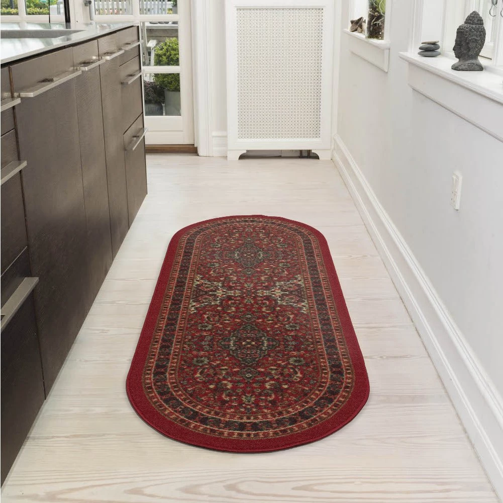 WRG Persian Oriental Design Red Non-Skid Area Rugs All Area Rugs And Runners 7 WRG Persian Oriental Design Red Non-Skid Area Rugs All Area Rugs And Runners