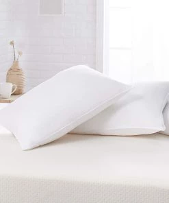 Modern Rugs And Decor Bedding Down Alternative Bed Pillows - Medium Density, Standard, 2-Pack