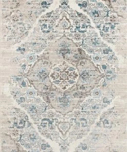 WRG Persian Distressed Ivory Area Rugs