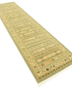 UL Tribal Pattern Light Green Soft Area Rug All Area Rugs And Runners