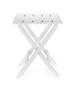 Modern Rugs And Decor Furniture Portable Indoor Outdoor Folding Side Table - Weatherproof And Rust Resistant