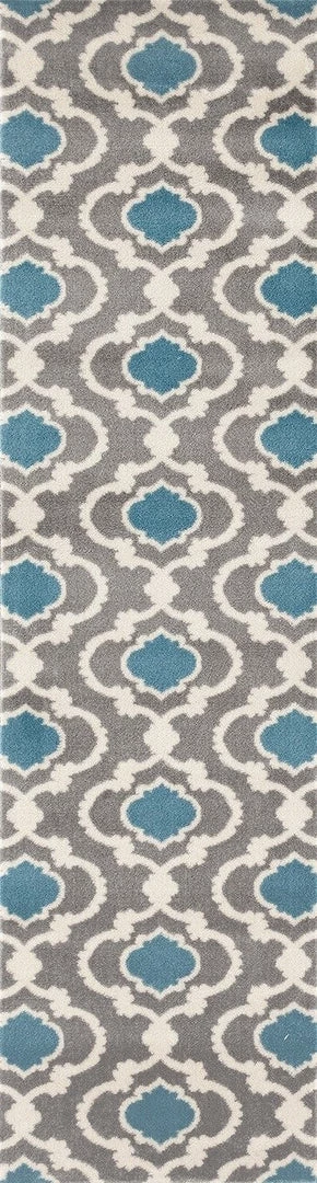 WRG All Area Rugs And Runners Trellis Grey Blue Indoor Area Rug 5 WRG All Area Rugs And Runners Trellis Grey Blue Indoor Area Rug