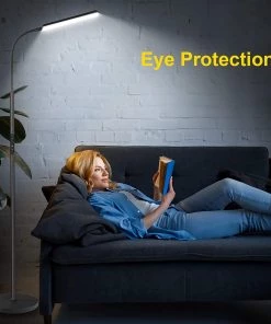 Dimunt Store Adjustable 3000K-6000K Colors & Brightness Standing Lamp With Remote & Touch Control