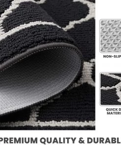 Happy All Area Rugs And Runners Trends Door Mat Indoor Outdoor Entryway Welcome Mat, Super Absorbent Non Slip Rubber Doormat Front Back Low Profile Door Rug, Resist Dirt Floor Mat For Inside Entryway,Patio(20