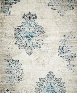 4745 Distressed Cream 7'10x10'6 Area Rug Carpet Large New Persian Distressed Cream Blue Area Rugs All Area Rugs And Runners