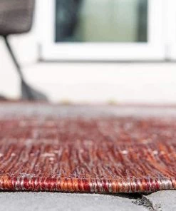 Unique Loom Outdoor Modern Collection Distressed Gradient Transitional Rust Red Vintage/ Distressed Rugs 11 Unique Loom Outdoor Modern Collection Distressed Gradient Transitional Rust Red Vintage/ Distressed Rugs