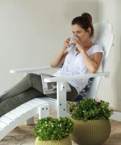 COL Knit Texture Planters Pots With Removable Liners Home Décor