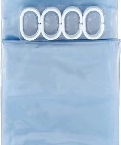 Modern Rugs And Decor Vinyl Bathroom Shower Curtain Liner With Metal Grommets And Plastic Hooks - 72