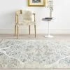 WRG Persian Distressed Ivory Area Rugs