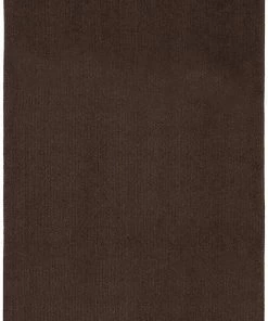 Modern Rugs And Decor Softy Solid Non-Slip Kitchen Runner Bath Rug, Brown All Area Rugs And Runners