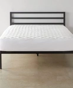 Modern Rugs And Decor Hypoallergenic Quilted Mattress Topper Pad Cover - 18 Inch Deep, King