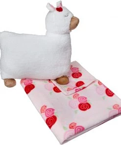 Modern Rugs And Decor Kids Bear Buddies Bedding Nap Set With Bear Pillow And Fleece Throw Blanket