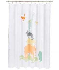 Modern Rugs And Decor Kids Bathroom Shower Curtain - 72 Inch