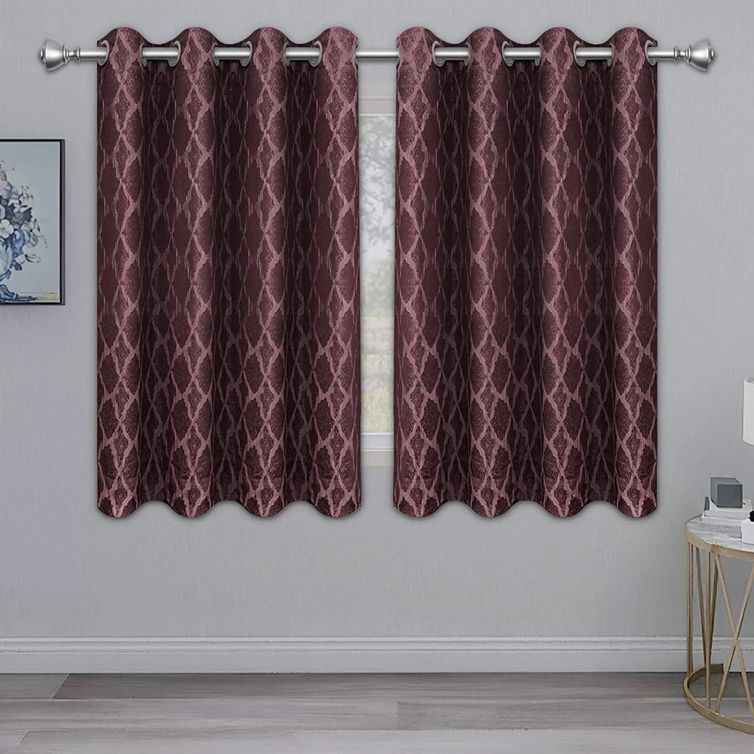 Modern Rugs And Decor Bedding Jacquard Blackout Curtains For Bedroom, Cold/Heat/Sun Blocking And Noise Reduction Thermal Insulated Window Drapes, Camel, 52 X 63 Inch Length, Set Of 2 Grommet Curtain Panels 18 Modern Rugs And Decor Bedding Jacquard Blackout Curtains For Bedroom, Cold/Heat/Sun Blocking And Noise Reduction Thermal Insulated Window Drapes, Camel, 52 X 63 Inch Length, Set Of 2 Grommet Curtain Panels