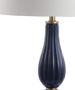 JONATHAN Maddie Glass/Metal LED Lamp Lamps