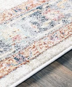 Artistic Medallion Ivory Multi Rustic Traditional Area Rug All Area Rugs And Runners