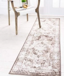 UL Vintage Distressed Light Brown Area Rugs 25 UL Vintage Distressed Light Brown Area Rugs