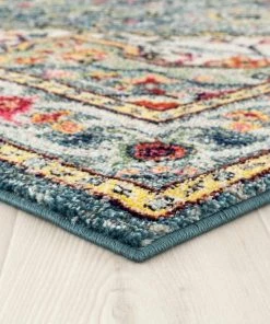 WRG All Area Rugs And Runners Persian Distressed Multi-color Area Rugs