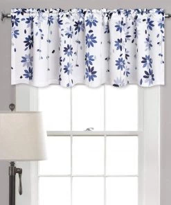 VERTKREA Flowers Window Curtain Floral Window Treatment Grommet Curtains