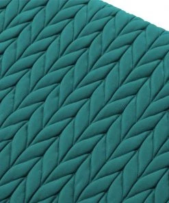 Duhome Quilt Velvet Bench Ottoman Comfortable Footrest Stool Table Bench Dining Bench Indoor Bench With Gold Metal Base For Entryway Dining Room Living Room Bedroom Atrovirens Bedding