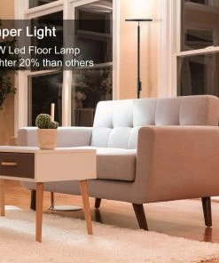 JOOFO Store Bright Floor Lamps-Tall Standing Pole Light With Remote & Touch Control