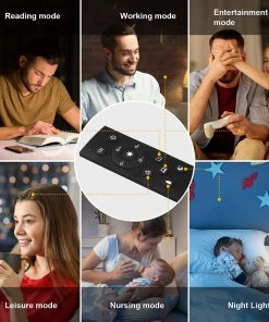 Dimunt Store Adjustable 3000K-6000K Colors & Brightness Standing Lamp With Remote & Touch Control