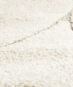 FAS Premium Swirl Thick Plush Cream/Beige Area Shag Rug