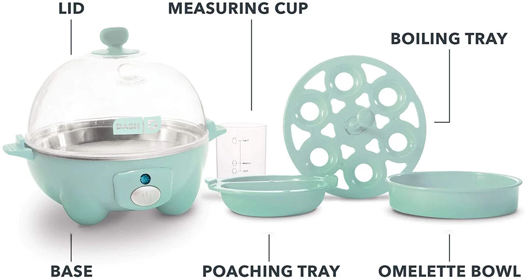 Da Electric Rapid 6 Eggs Cooker W/ Auto Shut Off 5 Da Electric Rapid 6 Eggs Cooker W/ Auto Shut Off