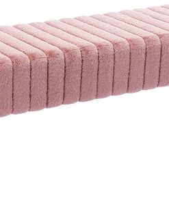 Duhome Quilt Velvet Bench Ottoman Comfortable Footrest Stool Table Bench Dining Bench Indoor Bench With Gold Metal Base For Entryway Dining Room Living Room Bedroom Atrovirens Bedding