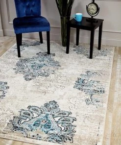 4745 Distressed Cream 7'10x10'6 Area Rug Carpet Large New Persian Distressed Cream Blue Area Rugs All Area Rugs And Runners 9 4745 Distressed Cream 7'10x10'6 Area Rug Carpet Large New Persian Distressed Cream Blue Area Rugs All Area Rugs And Runners