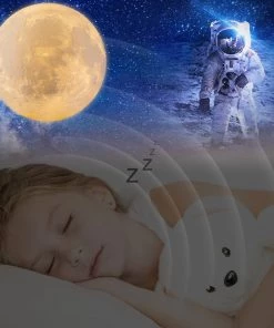 Modern Rugs And Decor Home Décor Decorative Moon Light Lamp With Time Setting And Stand 3D Print LED 16 Colors