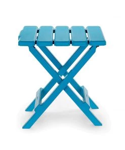 Modern Rugs And Decor Furniture Portable Indoor Outdoor Folding Side Table - Weatherproof And Rust Resistant