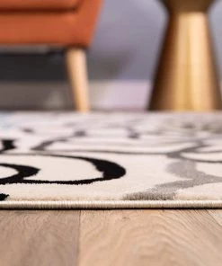 WRG Contemporary Floral Cream Blue Brown Area Rug All Area Rugs And Runners 11 WRG Contemporary Floral Cream Blue Brown Area Rug All Area Rugs And Runners