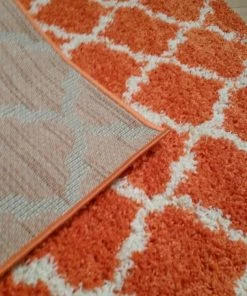 WRG Orange Soft White Shag Area Rugs All Area Rugs And Runners 10 WRG Orange Soft White Shag Area Rugs All Area Rugs And Runners