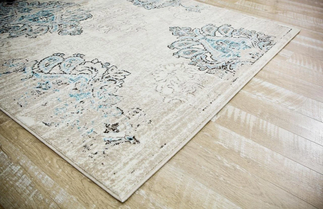 4745 Distressed Cream 7'10x10'6 Area Rug Carpet Large New Persian Distressed Cream Blue Area Rugs All Area Rugs And Runners 5 4745 Distressed Cream 7'10x10'6 Area Rug Carpet Large New Persian Distressed Cream Blue Area Rugs All Area Rugs And Runners