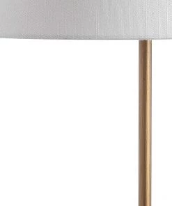 JONATHAN Miami 29" Minimalist Resin/Metal LED Lamp Gold/White 7 JONATHAN Miami 29