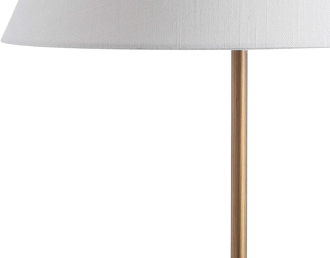 JONATHAN Miami 29" Minimalist Resin/Metal LED Lamp Gold/White 3 JONATHAN Miami 29" Minimalist Resin/Metal LED Lamp Gold/White
