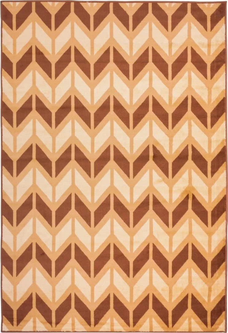 Well Woven Miami Bourban Chevron Gold Modern Area Rug 7 Well Woven Miami Bourban Chevron Gold Modern Area Rug