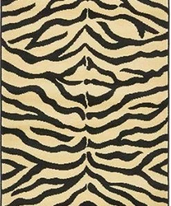 Unique Loom Wildlife Collection Zebra Animal Print Cream Area Rug 14 Unique Loom Wildlife Collection Zebra Animal Print Cream Area Rug