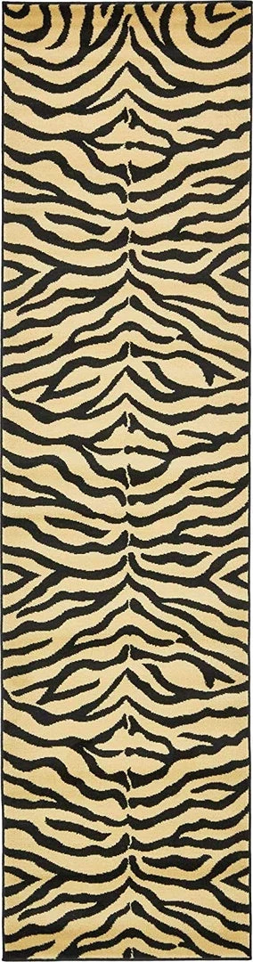 Unique Loom Wildlife Collection Zebra Animal Print Cream Area Rug 7 Unique Loom Wildlife Collection Zebra Animal Print Cream Area Rug